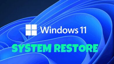 system restore